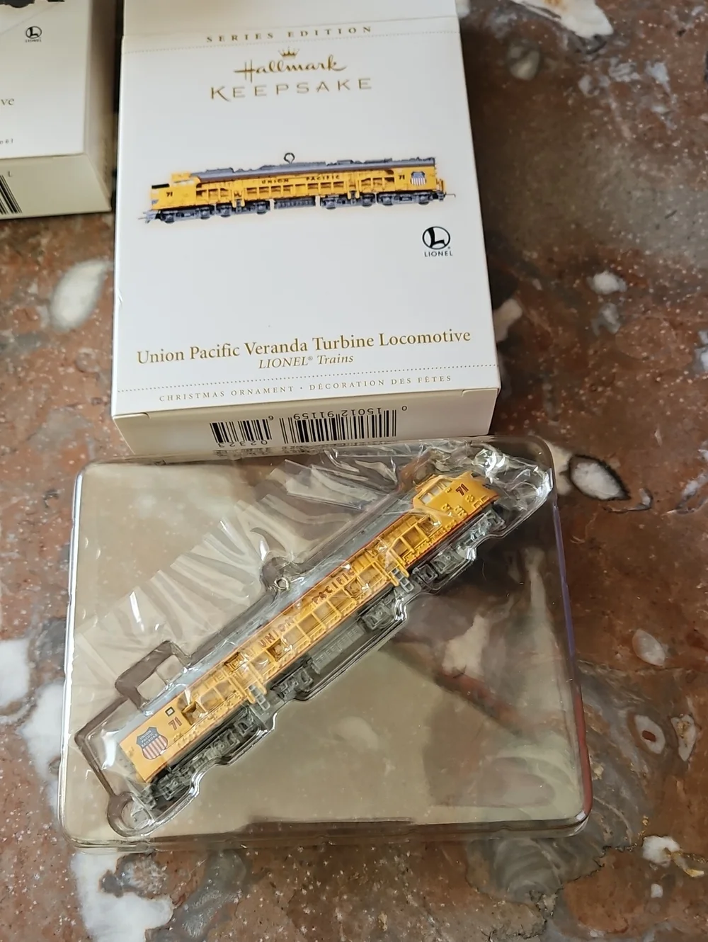 Vintage NWT 2000's Hallmark Lionel Train Ornaments Set Of Four